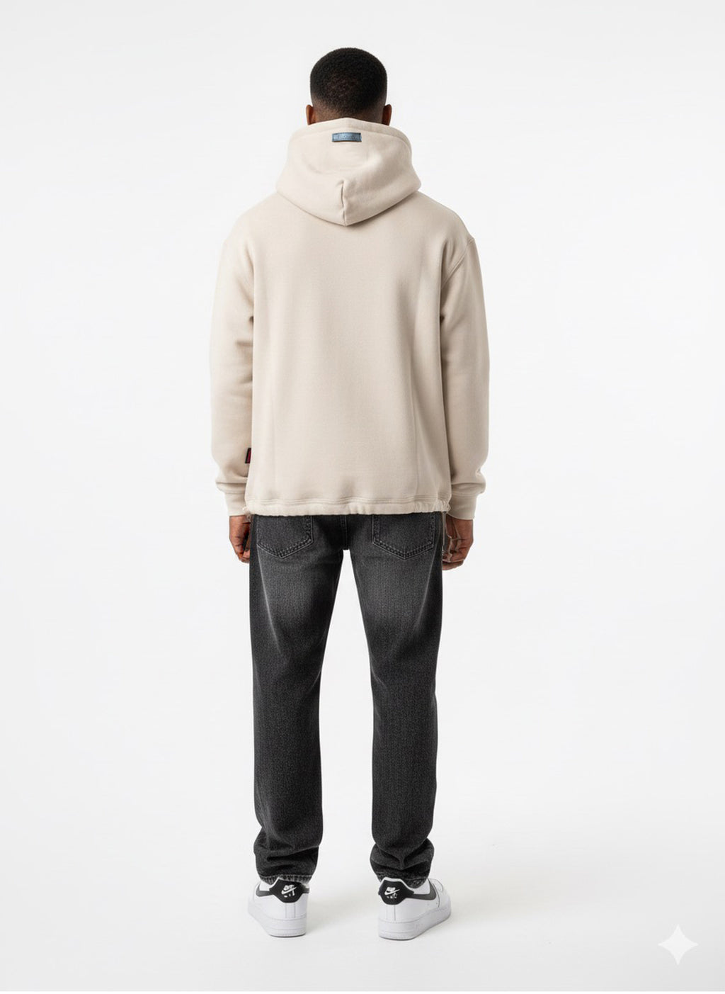 NAWA Unisex Beige Hoodie