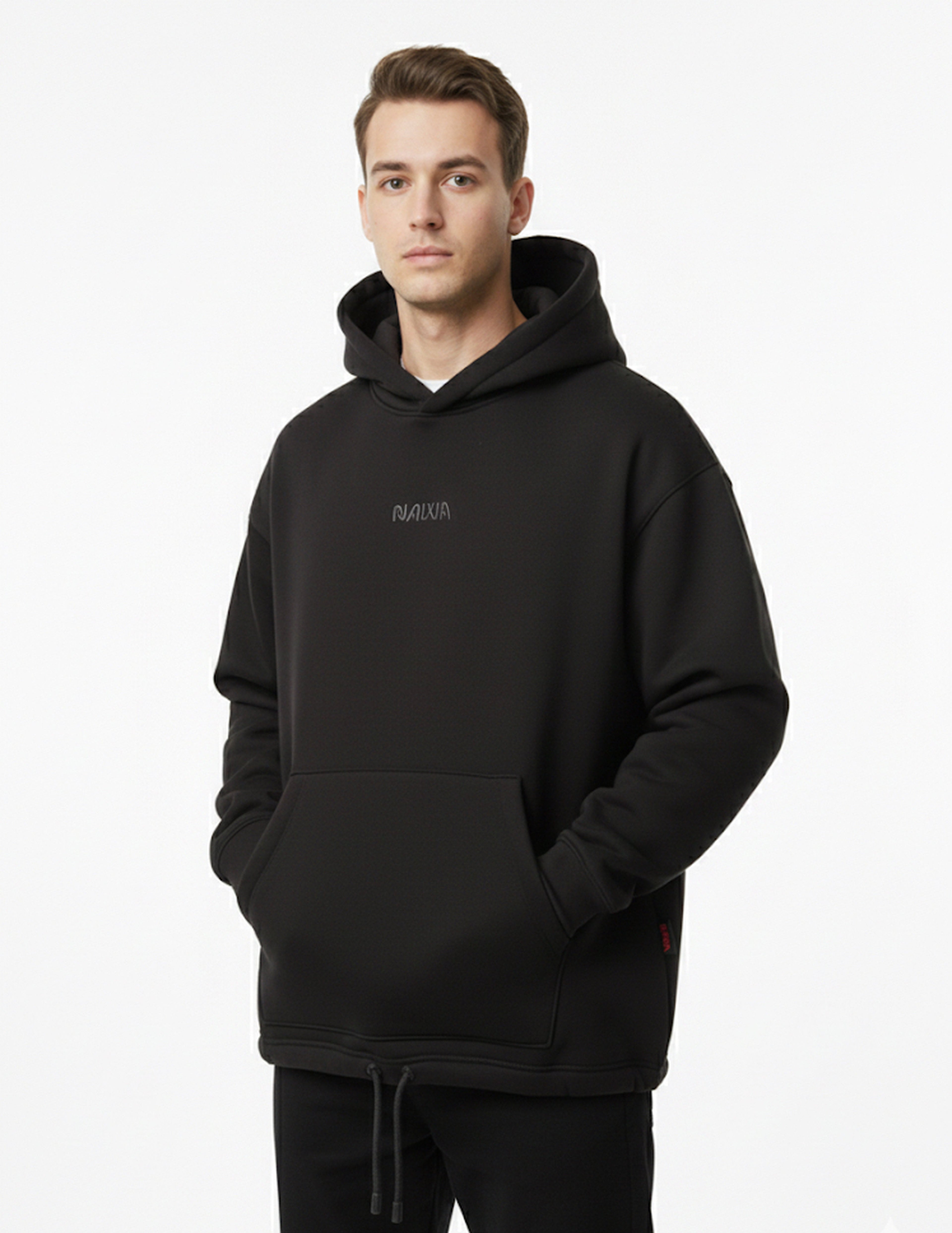 NAWA Unisex Black Hoodie