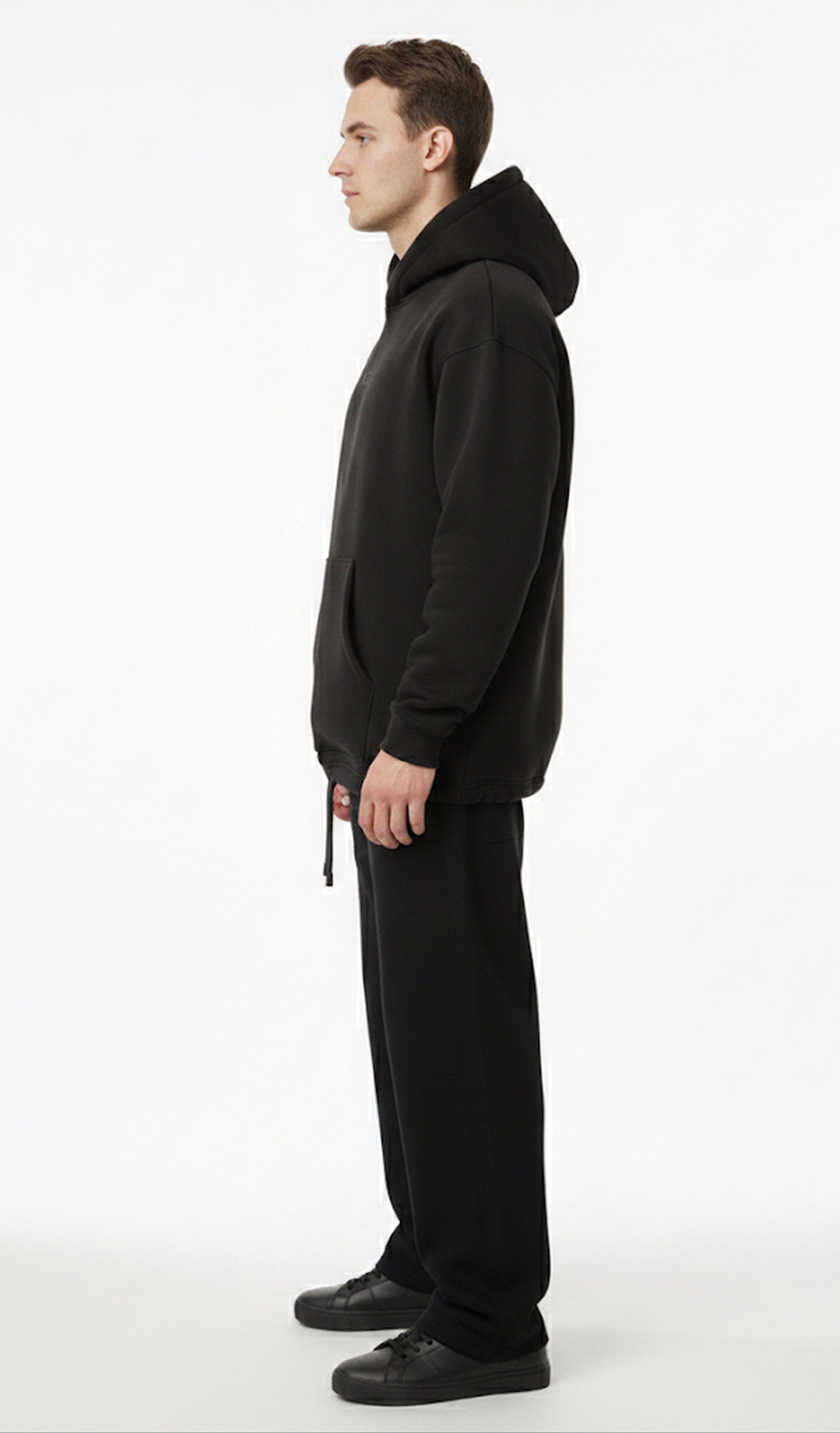 NAWA Unisex Black Hoodie