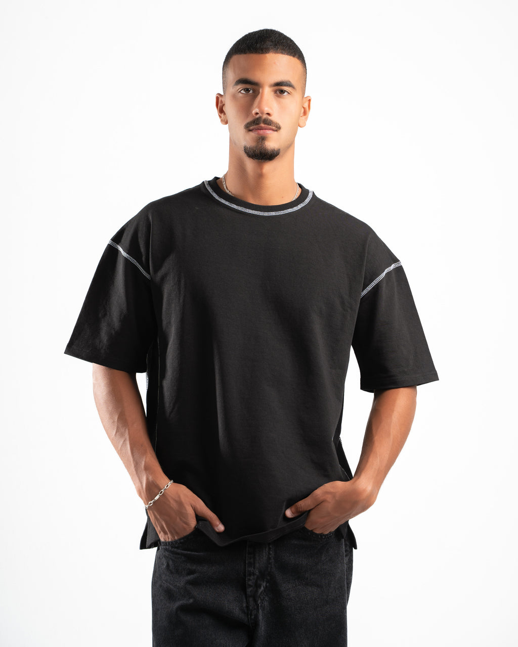 Men Black Short Sleeve T-shirt