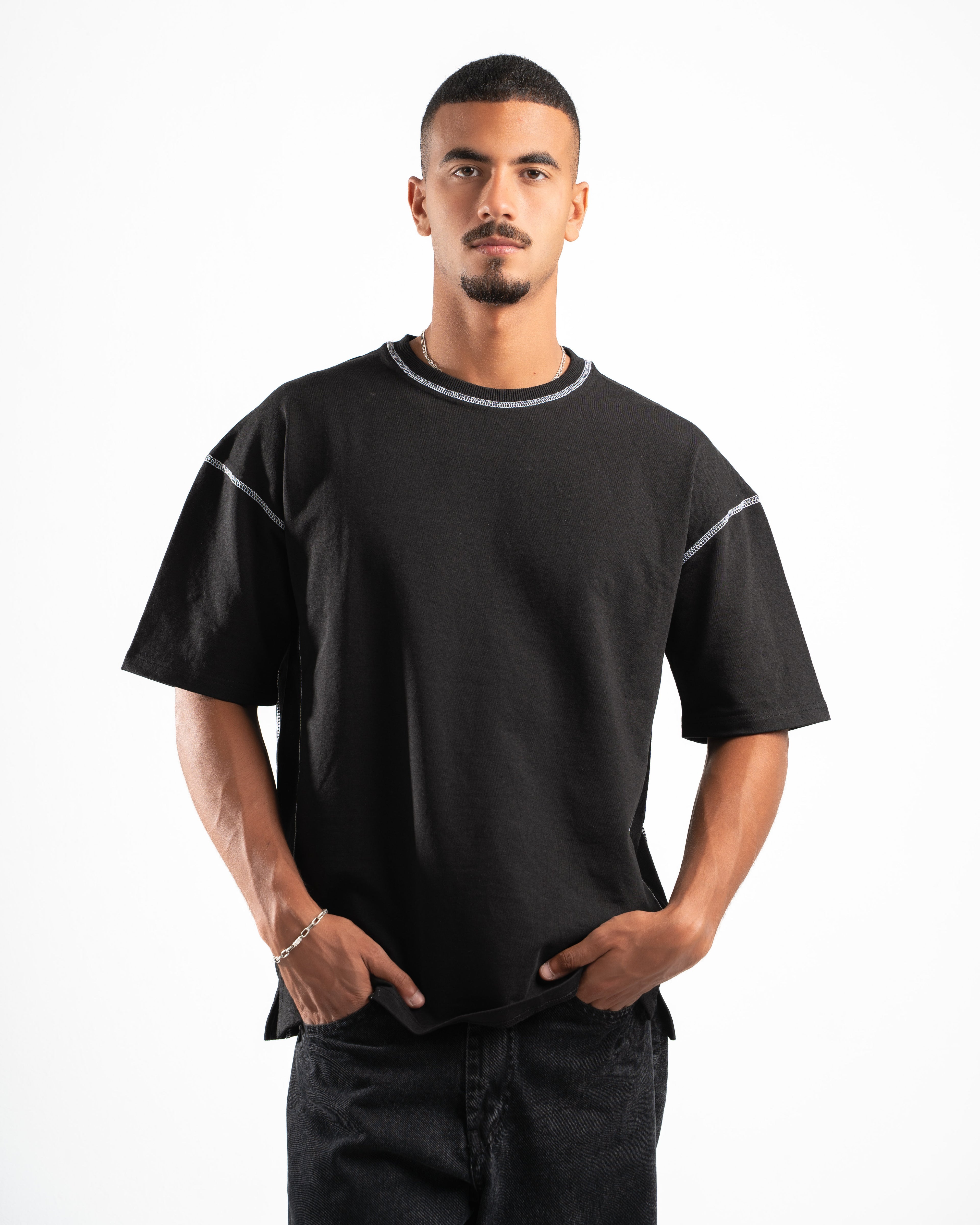 Men Black Short Sleeve T-shirt