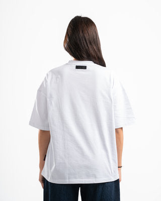 Women White Short Sleeve T-shirt