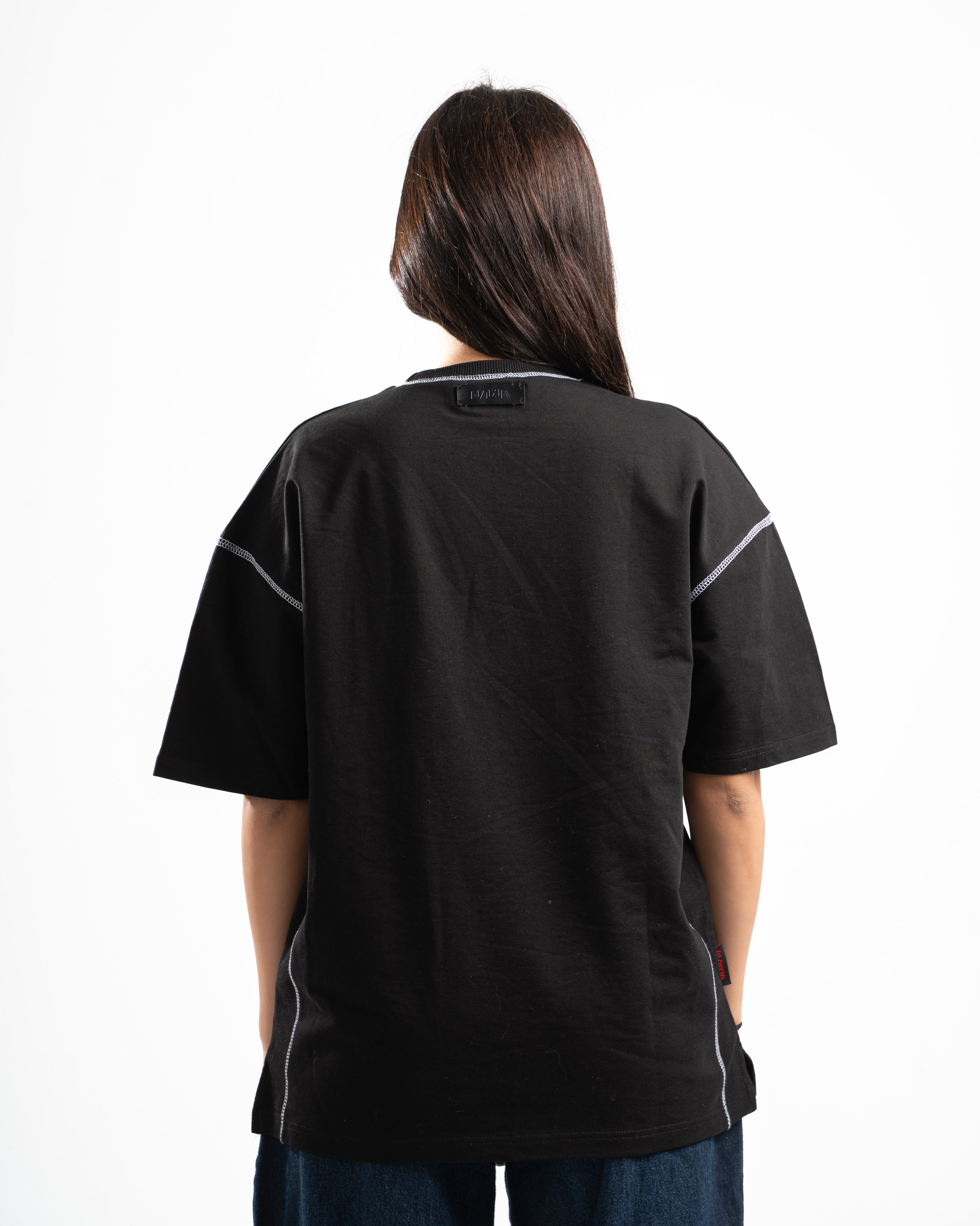 Women Black Short Sleeve T-shirt