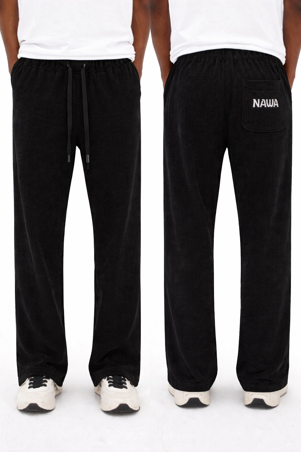 Nawa Unisex Black Pants