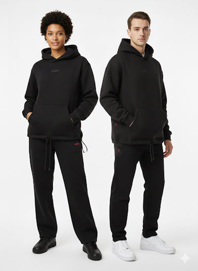 NAWA Unisex Black Hoodie